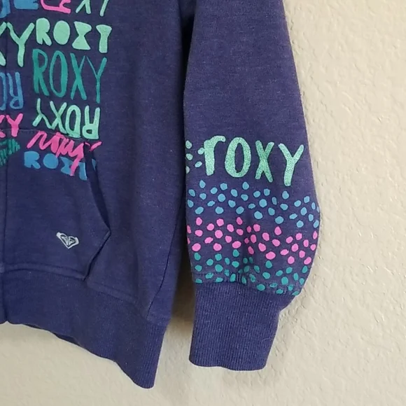 ROXY Girls FULL ZIP HOODIE XS - Picture 5 of 11